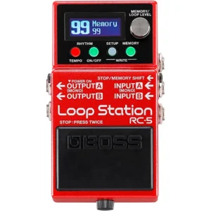 BOSS RC-5 Loop Station Effects Pedal - Red